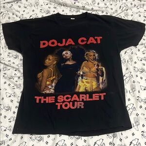 Doja Cat The Scarlet Tour Black T-Shirt